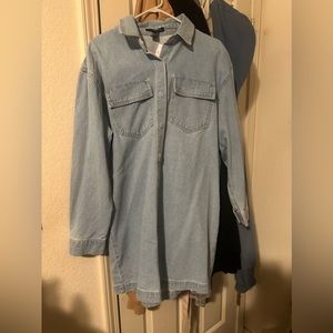 Brand new denim dress